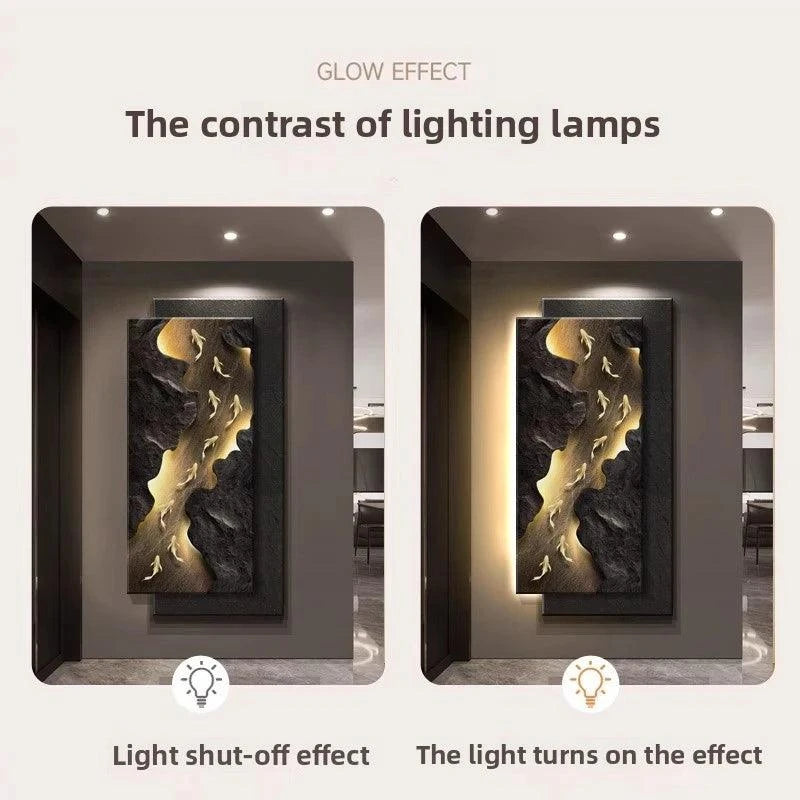 Koi Fish LED Light Wall Lamp - Julia M LifeStyles