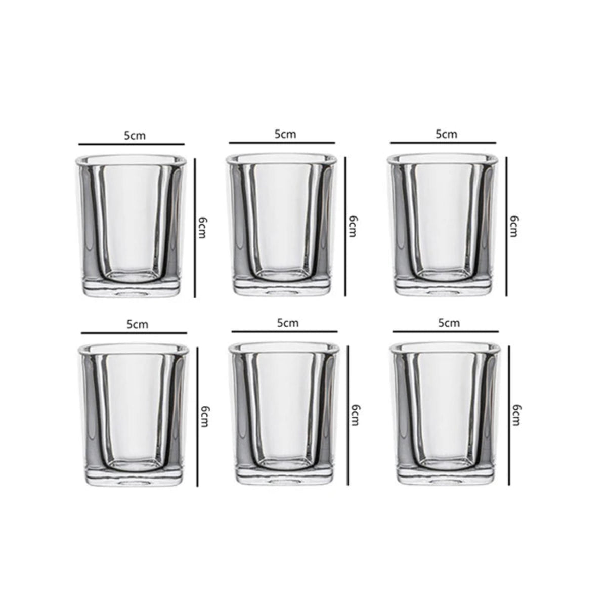 Clair Petite Glasses, Set of 6