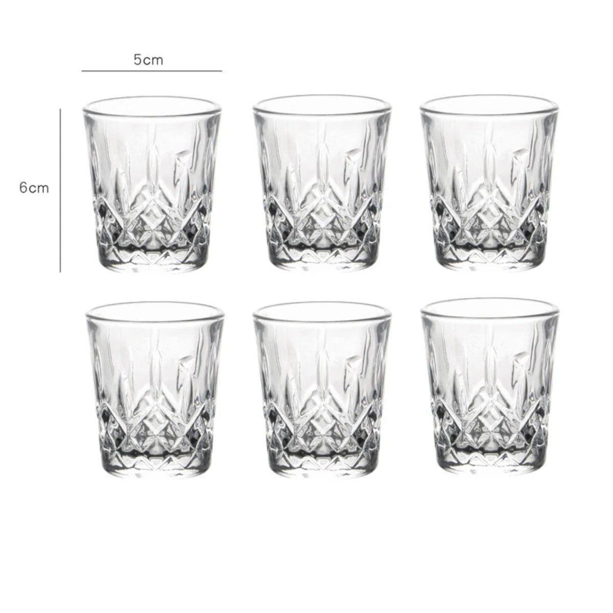 Clair Petite Glasses, Set of 6