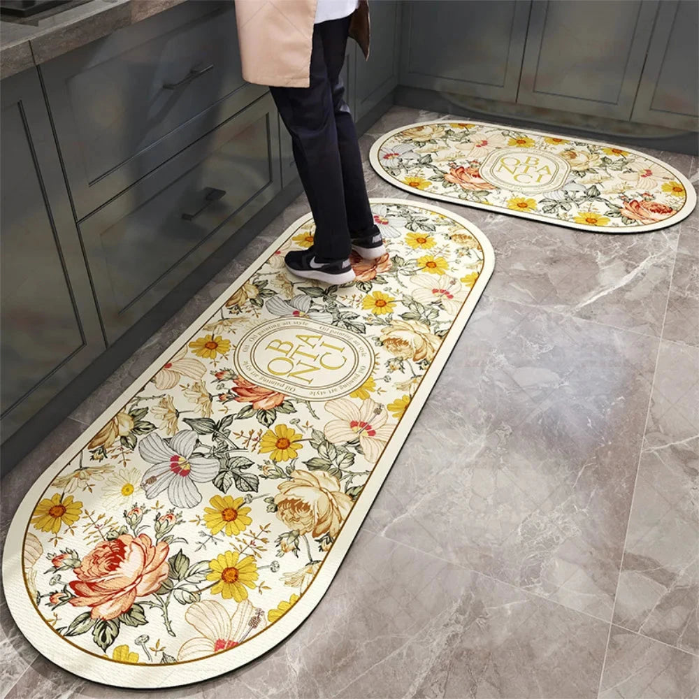 Super Absorbent Anti-Slip Kitchen & Bathroom Mat Julia M LifeStyles