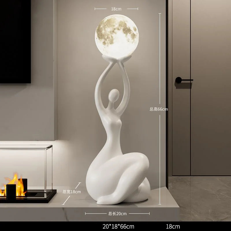 Élan Figure Sculptural Lamp | Modern Abstract Art Lighting