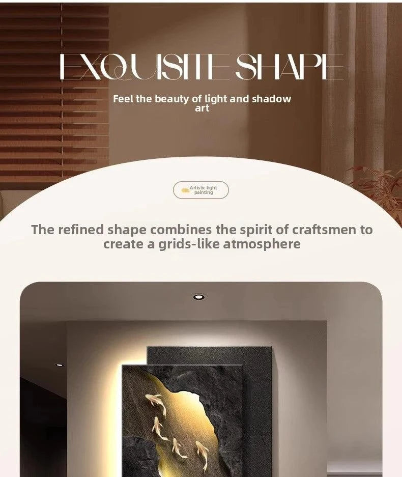 Koi Fish LED Light Wall Lamp - Julia M LifeStyles