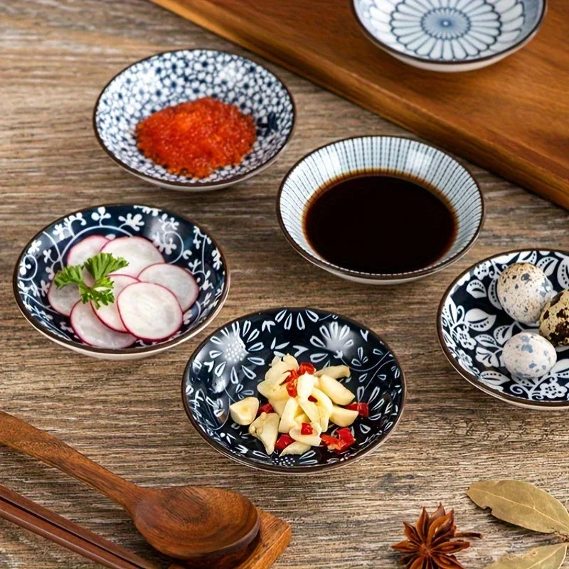 6Pcs Creative Ceramic Snack Plates Set