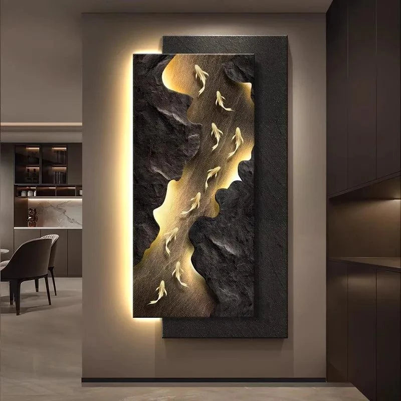 Koi Fish LED Light Wall Lamp - Julia M LifeStyles