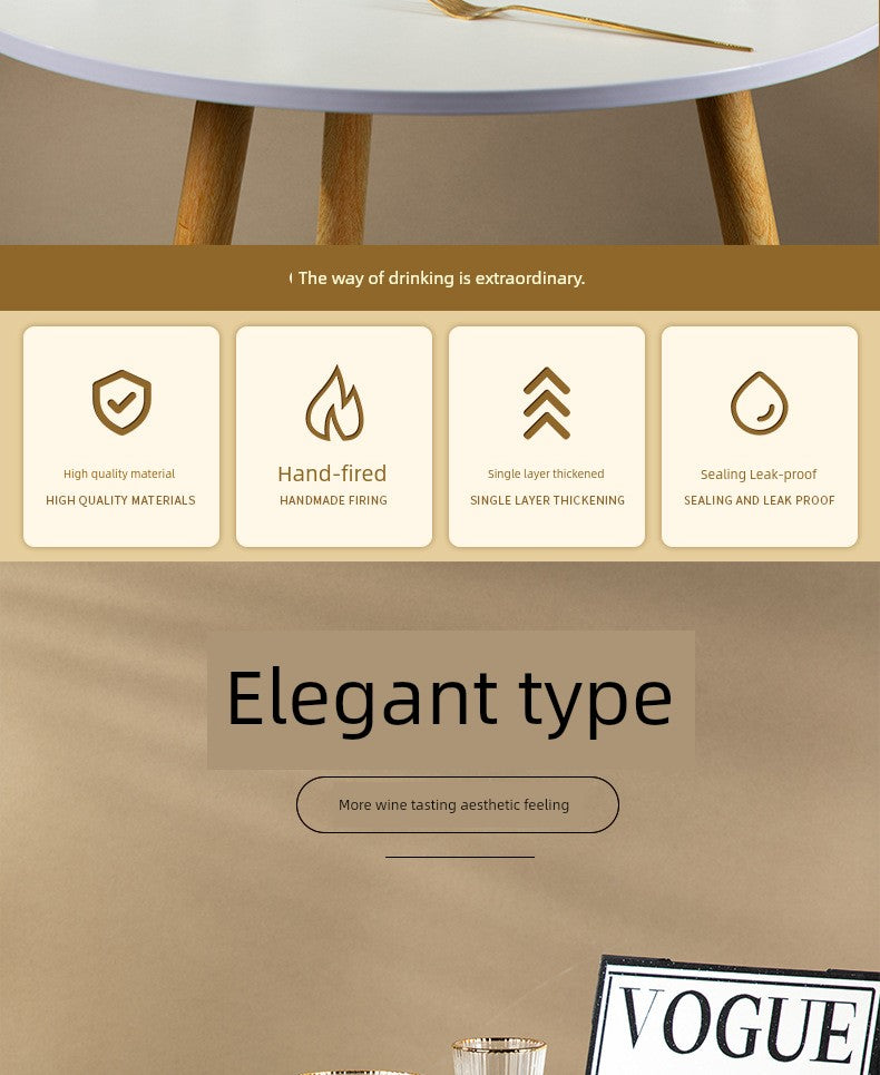 Champagne Glass Gold Trimming Waistline Goblet Champagne Glass Cocktail Glass Vertical Grain Water Cup Suit Electroplated Gold Creative Wine Ware Julia M Home & Kitchen