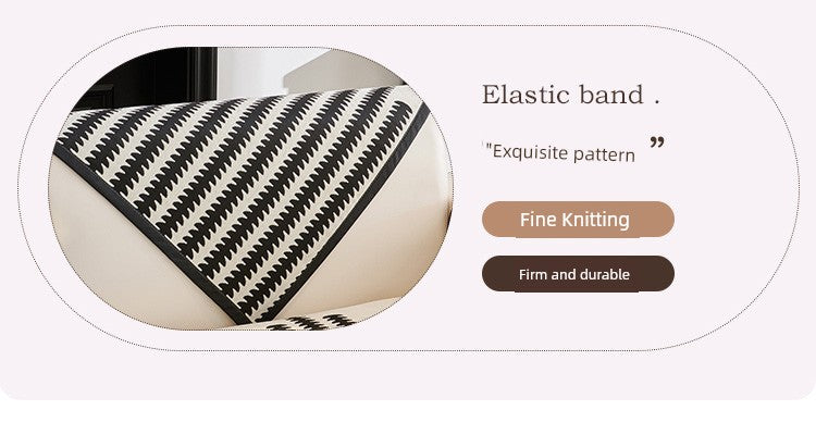 Scandinavian Chenille Non-Slip Sofa Cover Julia M Home & Kitchen