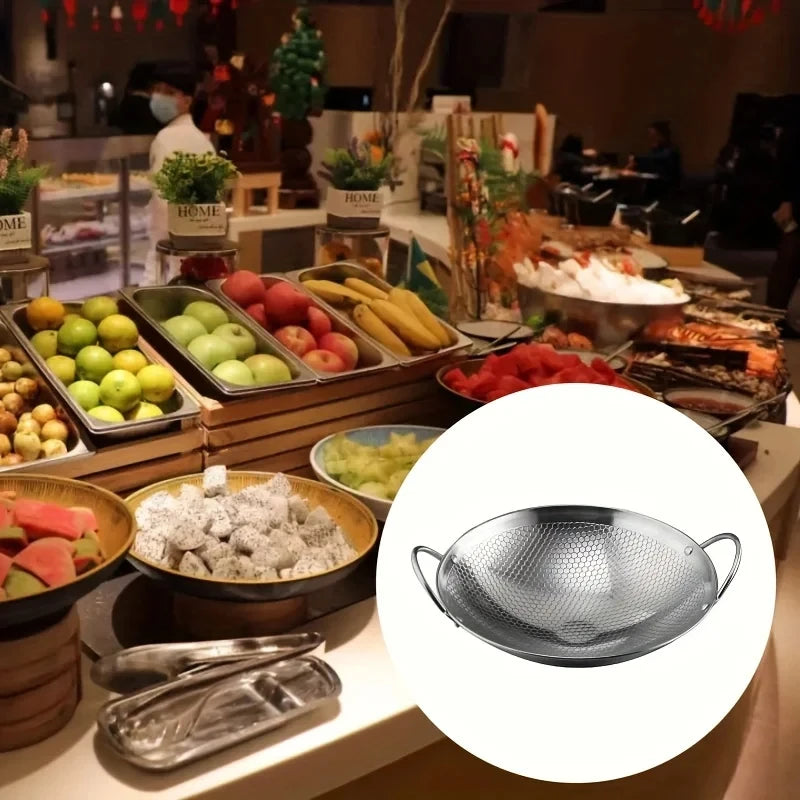 Stainless Steel Honeycomb Non-Stick Skillet 29cm - Julia M LifeStyles