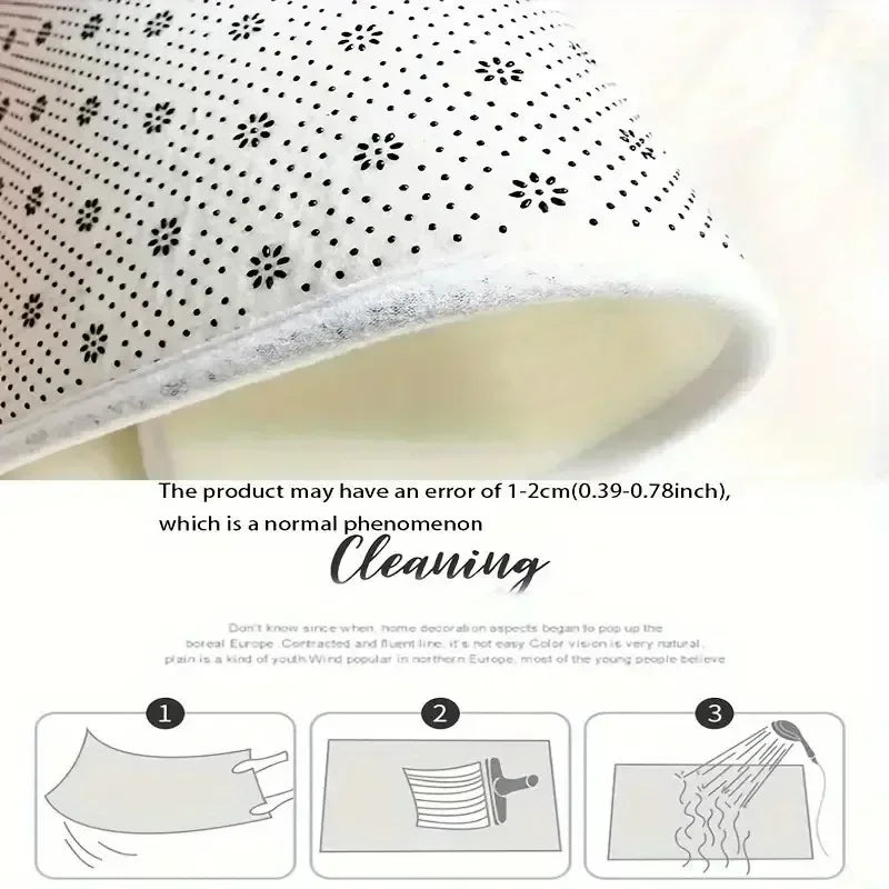 Rustic Bear Pattern Welcome Mat - Anti-Slip Carpet for Every Room