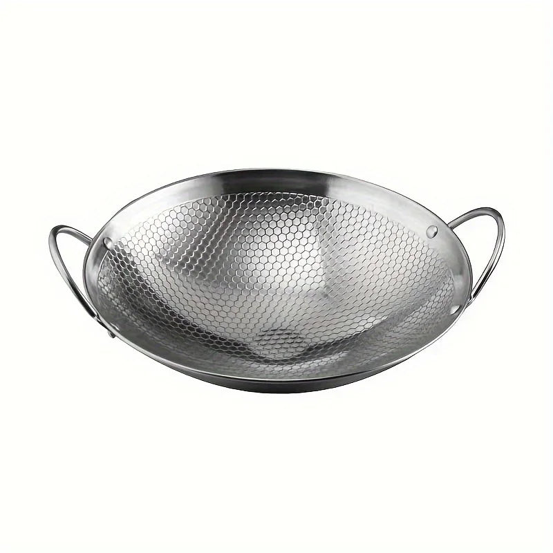 Stainless Steel Honeycomb Non-Stick Skillet 29cm - Julia M LifeStyles