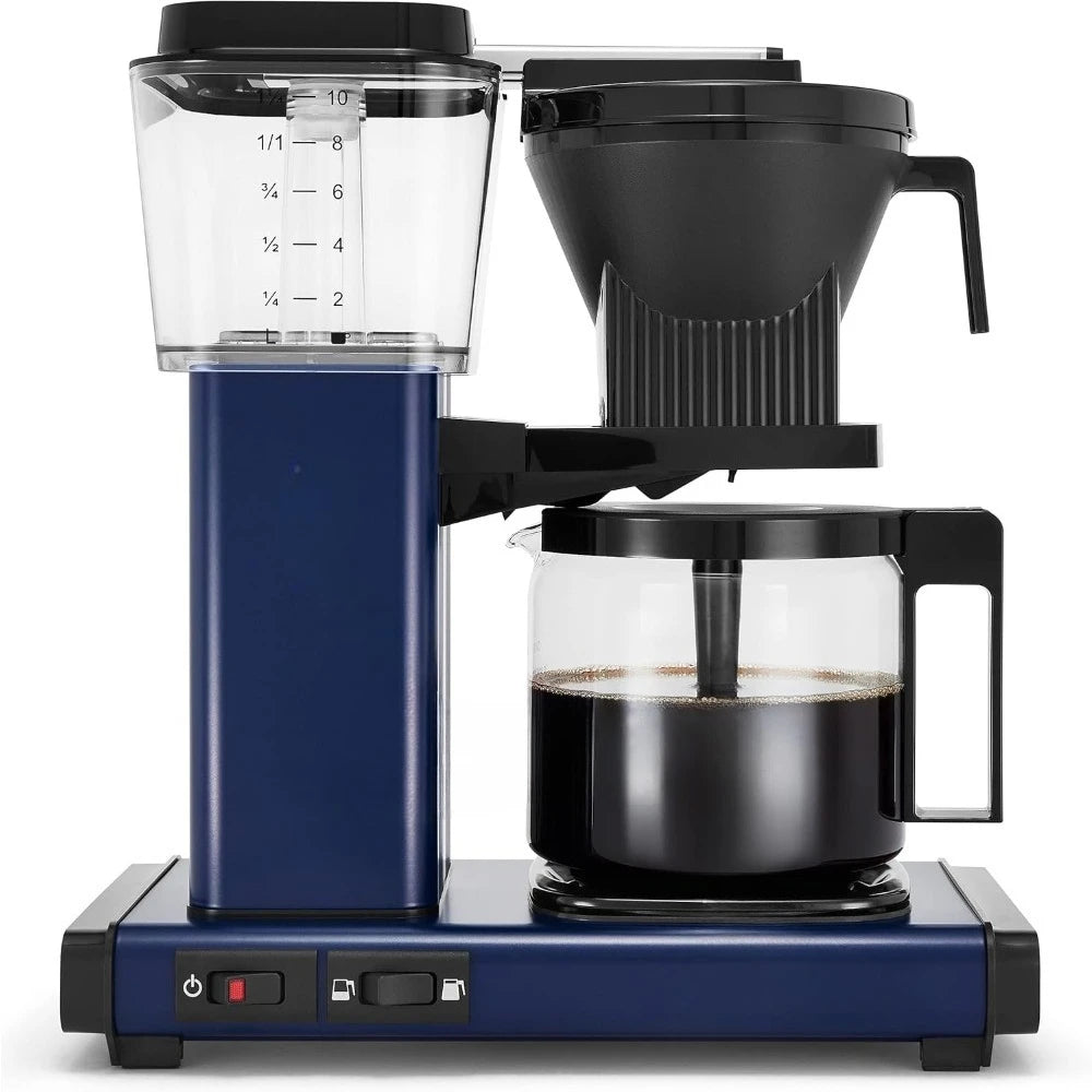Upgraded version Technivorm Moccamaster 53934 KBGV Select 10-Cup Coffee Maker, Midnight Blue, 40 ounce, 1.25l, Easy to Use,Quiet and Safe,Brew-Volume Selector switch Julia M LifeStyles
