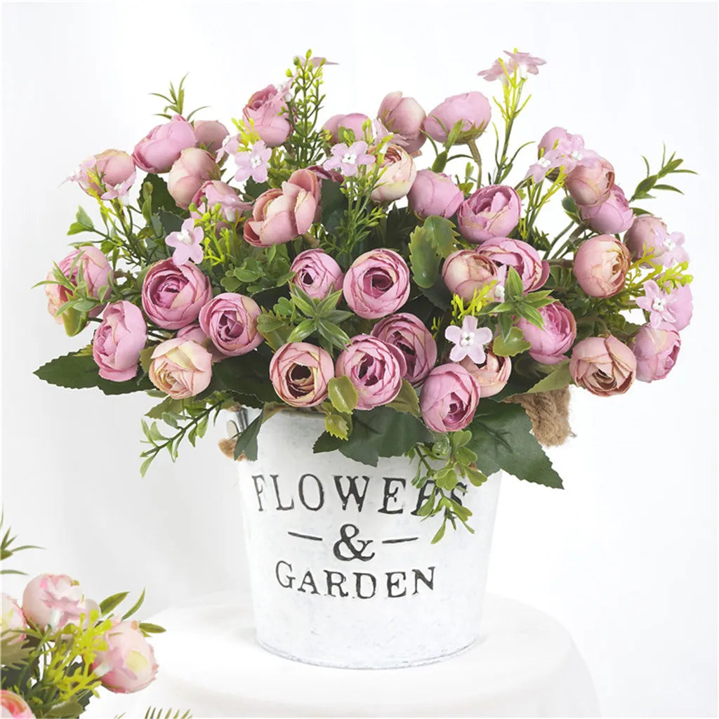 High Quality Silk Rose Bouquet for Home and Wedding Decor - Julia M LifeStyles