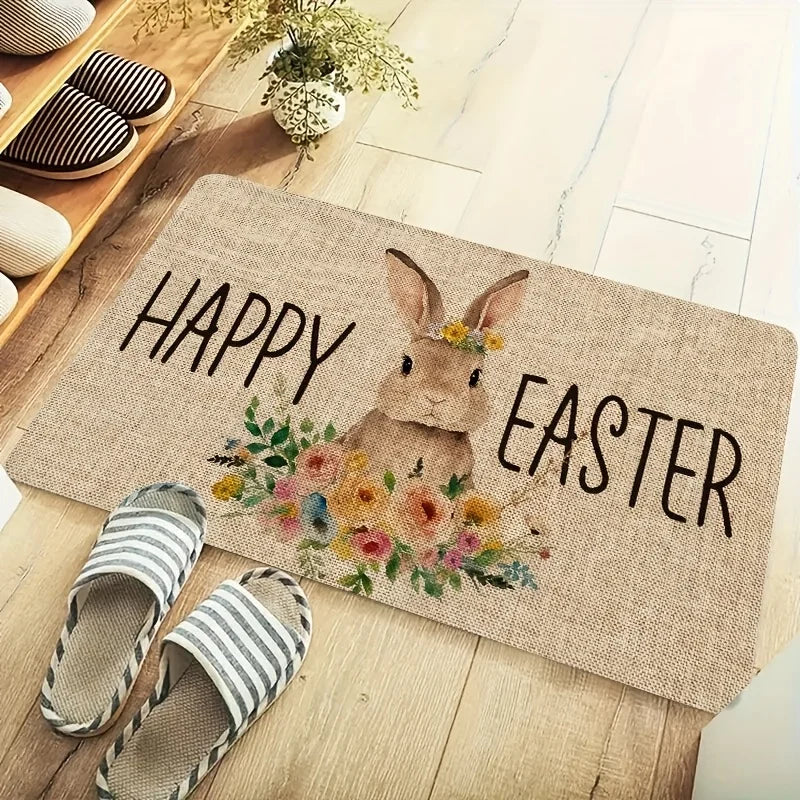 VIKAMA Cartoon Easter Carpet - Soft and Comfortable Bedroom Side Rug