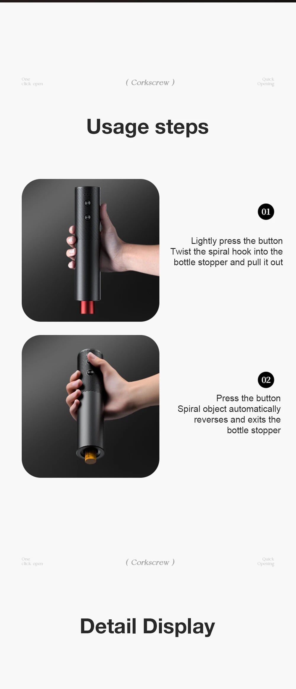 Rechargeable Electric Wine Bottle Opener Set - Julia M LifeStyles