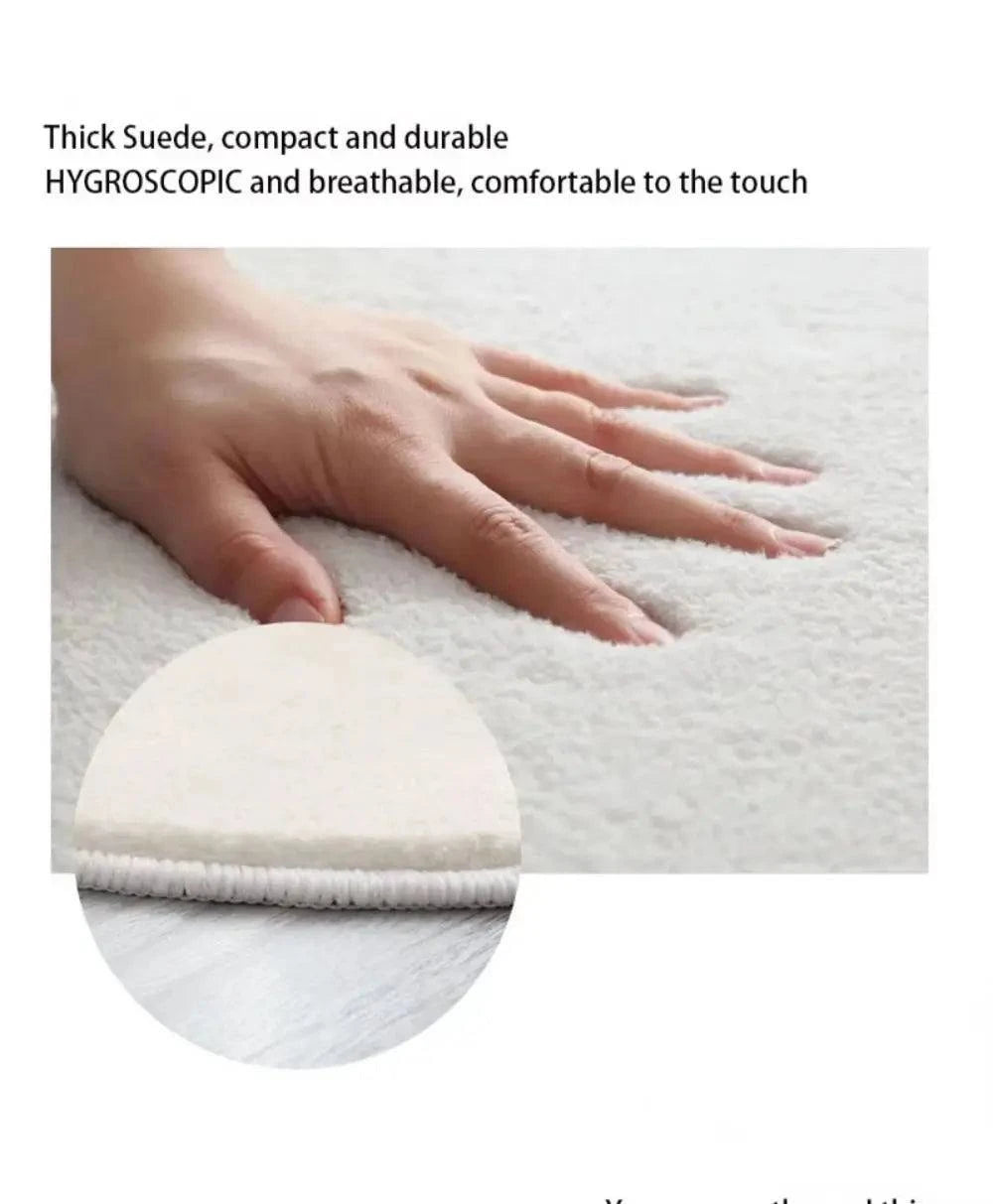 Imitation Cashmere Bedside Carpet - High-End Comfort for Every Room - Julia M LifeStyles