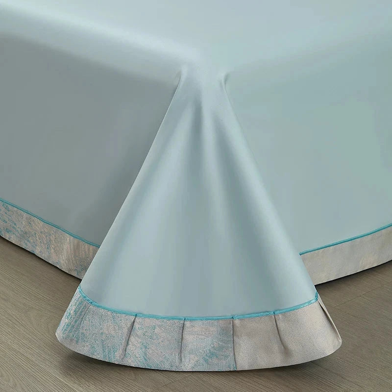 Luxury 4/7Pcs Silky Egyptian Cotton Damask Satin Super King Bedding Set Julia M LifeStyles