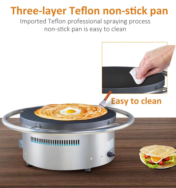 Electric Multifunction Crepe Maker Commercial Non Stick Pancake Pan Cake Crepe Maker Julia M LifeStyles
