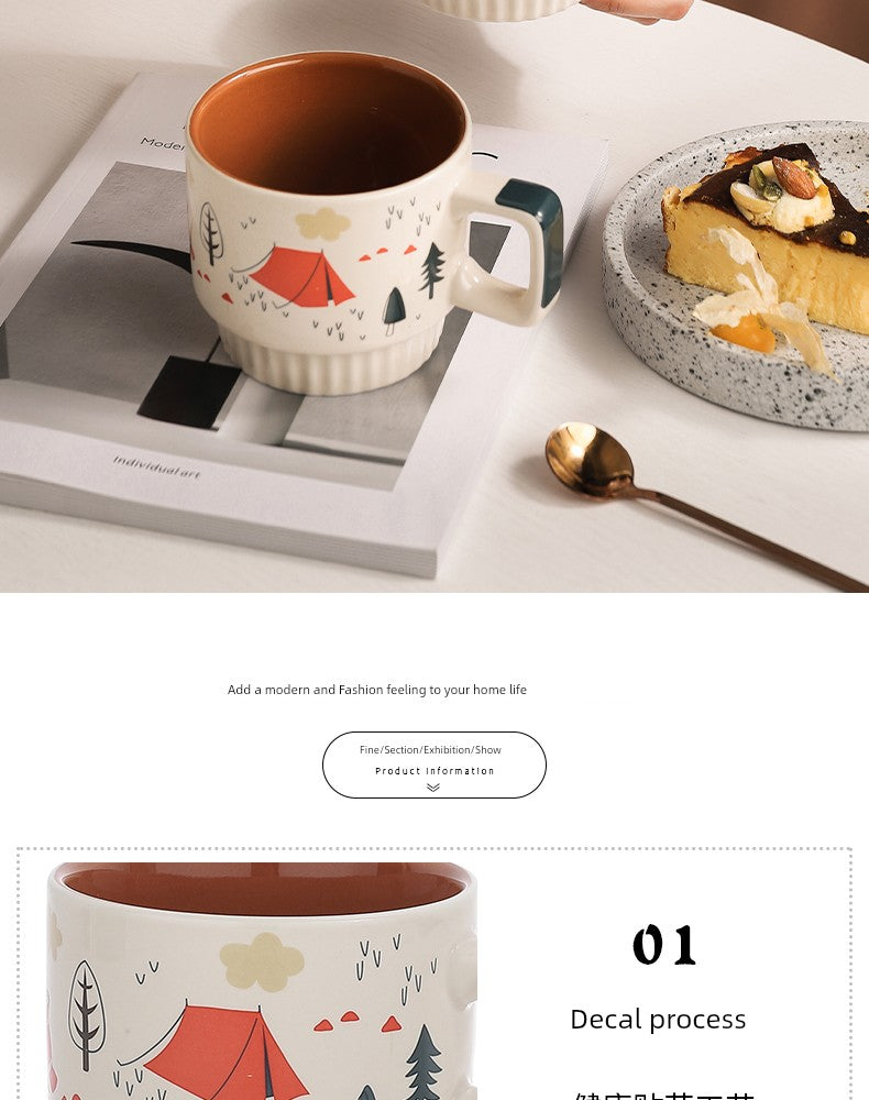 Elegant Bear Valley Ceramic Mug Julia M Home & Kitchen