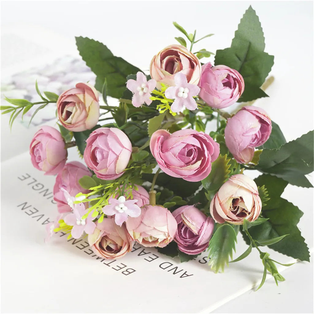 High Quality Silk Rose Bouquet for Home and Wedding Decor - Julia M LifeStyles