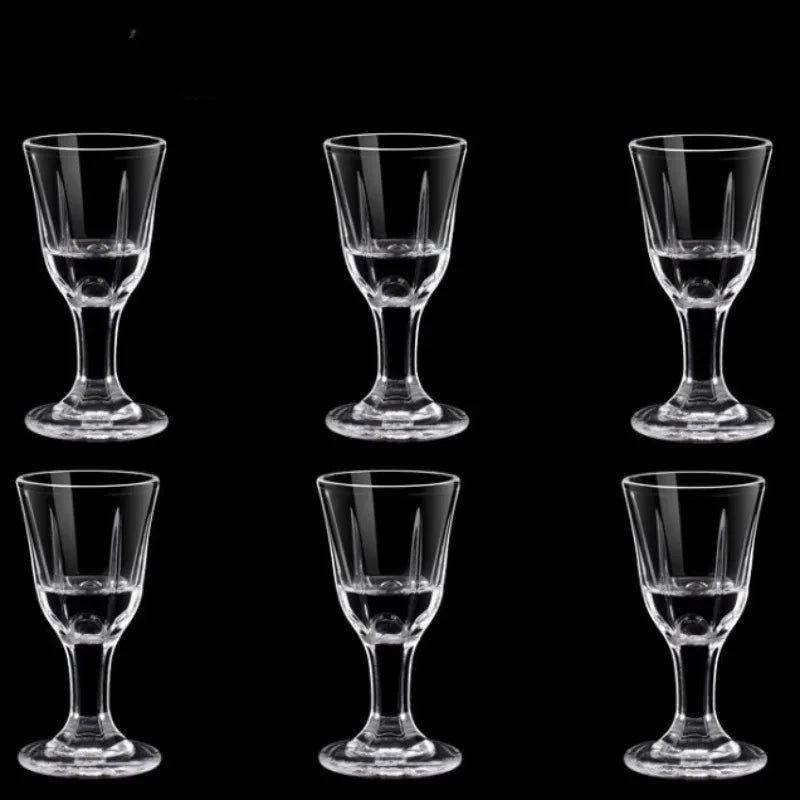 Shot Glass Set Glass Lead Free Liquor Glass with Wine Dispenser Golden Vodka Brandy Wine Glasses Soju Cups Mini Small Capacity Julia M LifeStyles