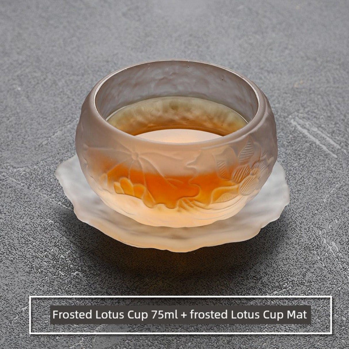 Elegant Frosted Japanese Glass Tea Cup – Single Serve Delight Julia M Home & Kitchen