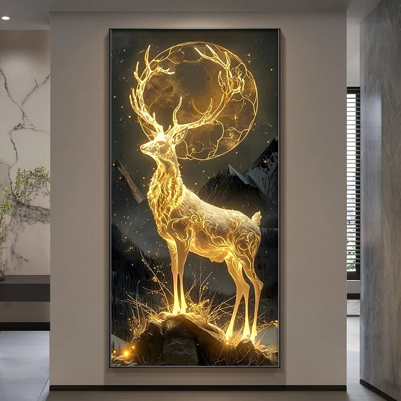 Luxury LED Crystal Porcelain Wall Lamp