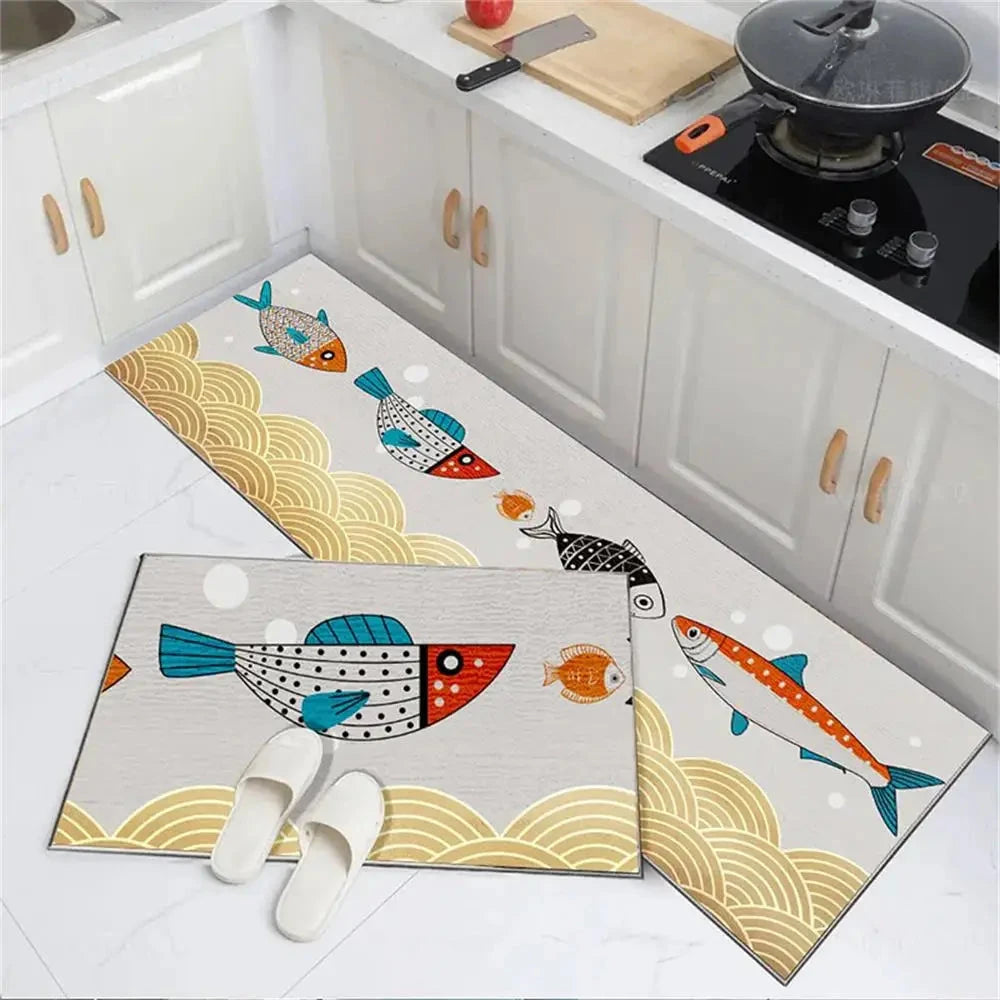 Super Absorbent Anti-Slip Kitchen & Bathroom Mat Julia M LifeStyles