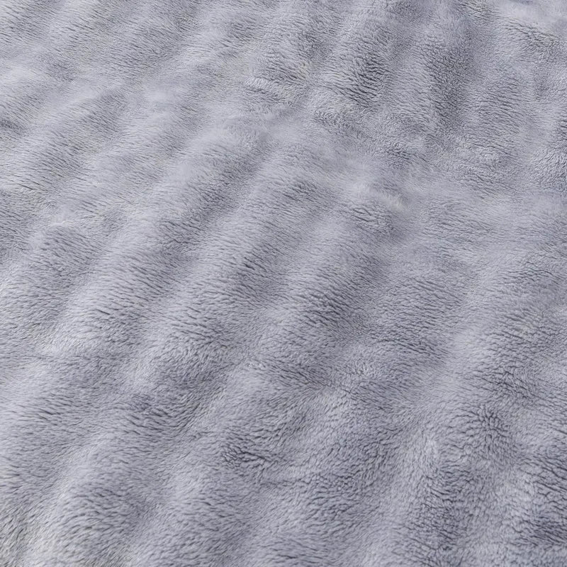 Cozy Coral Fleece Rabbit Fur Blanket for Sofa & Bedroom Julia M LifeStyles