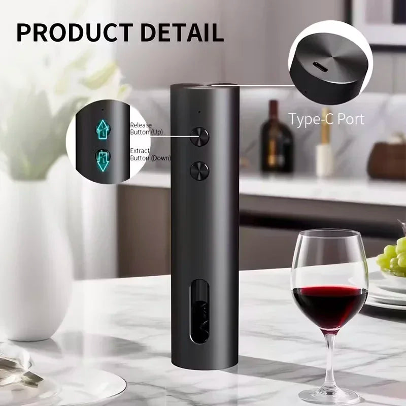 Rechargeable Electric Wine Opener Set - Julia M LifeStyles