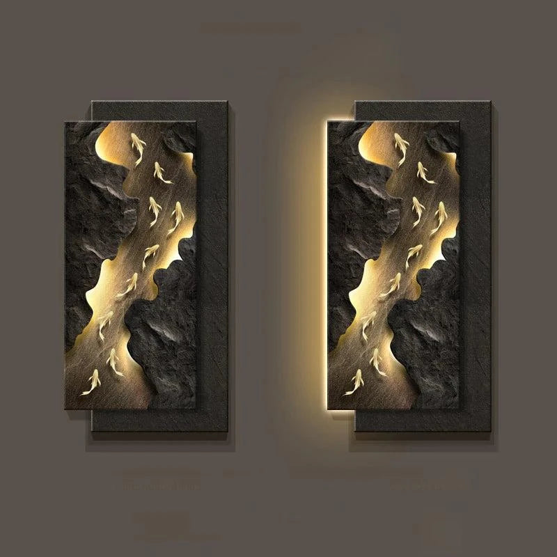 Koi Fish LED Light Wall Lamp - Julia M LifeStyles