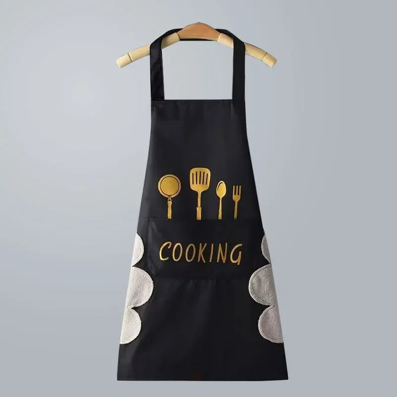Universal Waterproof Oilproof Sleeveless Cooking Apron for Men and Women Julia M Home & Kitchen
