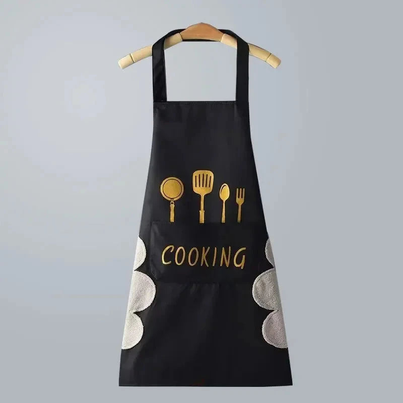 Universal Waterproof Oilproof Sleeveless Cooking Apron for Men and Women Julia M Home & Kitchen