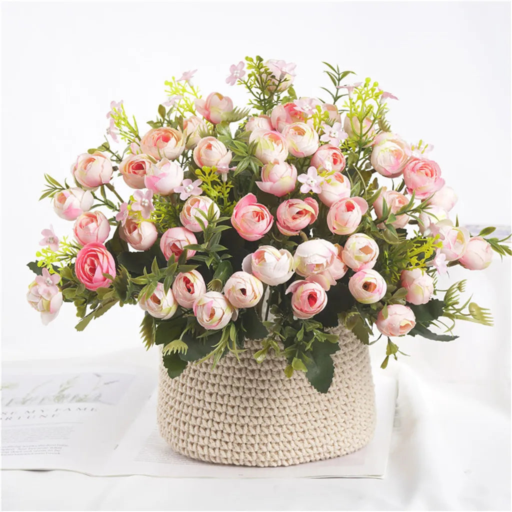 High Quality Silk Rose Bouquet for Home and Wedding Decor - Julia M LifeStyles