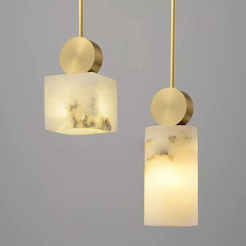 Nordic Marble+ Copper Pendant Lights LED Hanging Lamp Fixtures Bedroom Bedside Dining Room Indoor Lighting Lustres Luminaires G9 Julia M LifeStyles