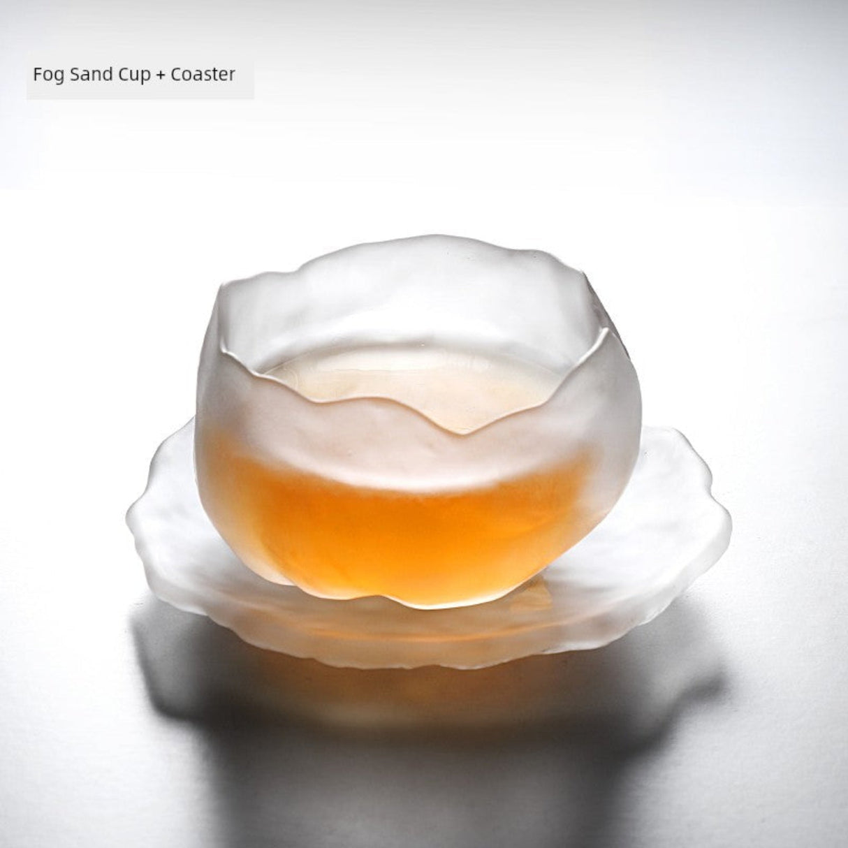 Elegant Frosted Japanese Glass Tea Cup – Single Serve Delight Julia M Home & Kitchen