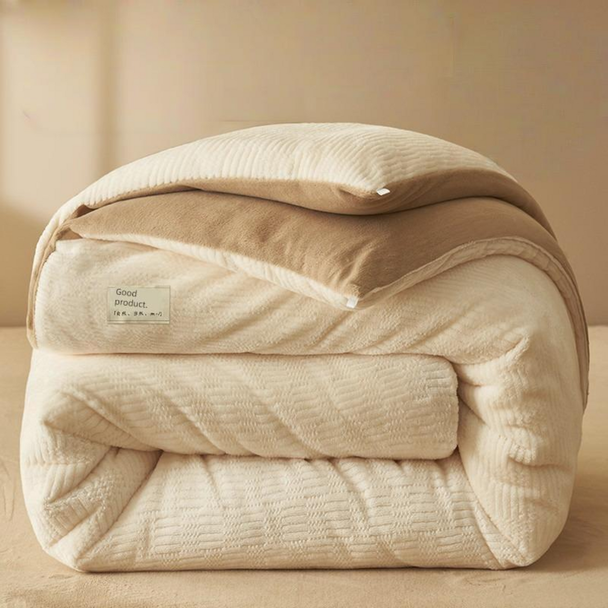 Antarctic People Luxe Winter Lambskin Quilt - Thickened Milk Fiber Duvet for Ultimate Comfort Julia M Home & Kitchen