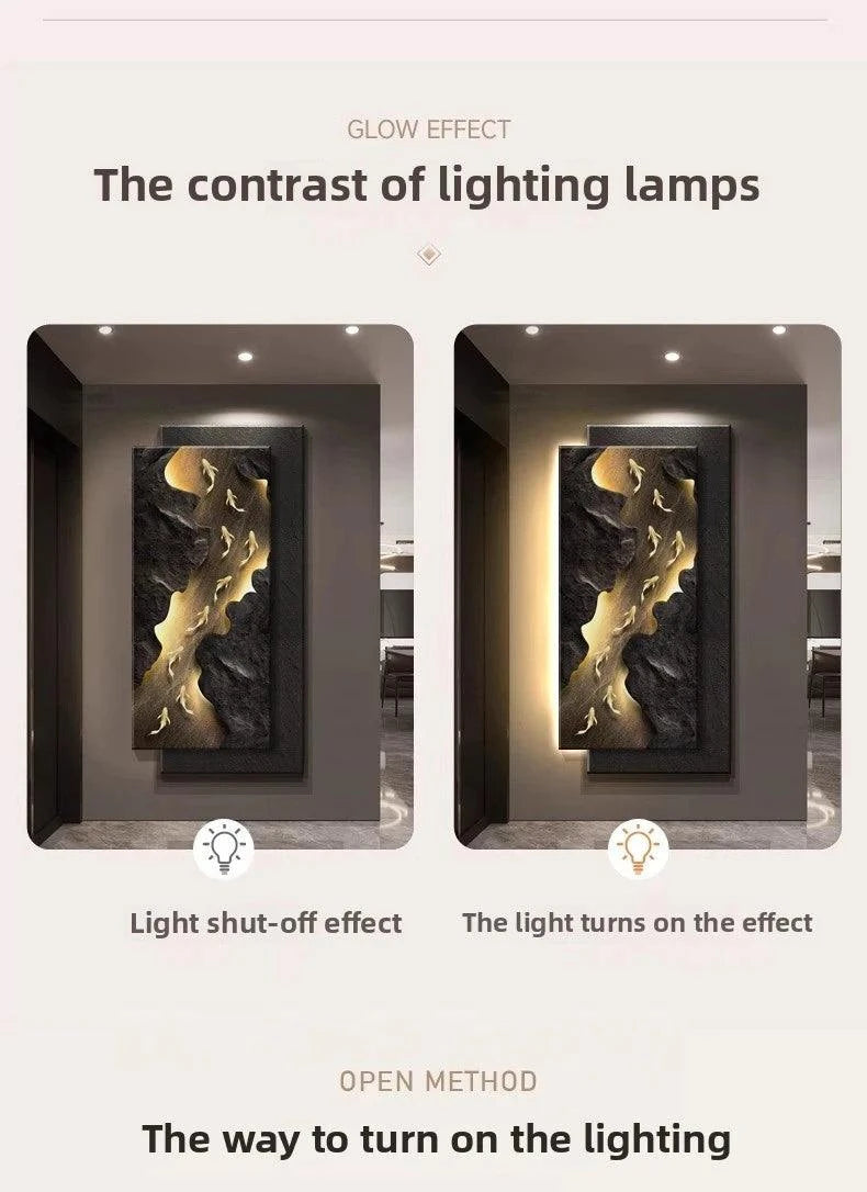 Koi Fish LED Light Wall Lamp - Julia M LifeStyles