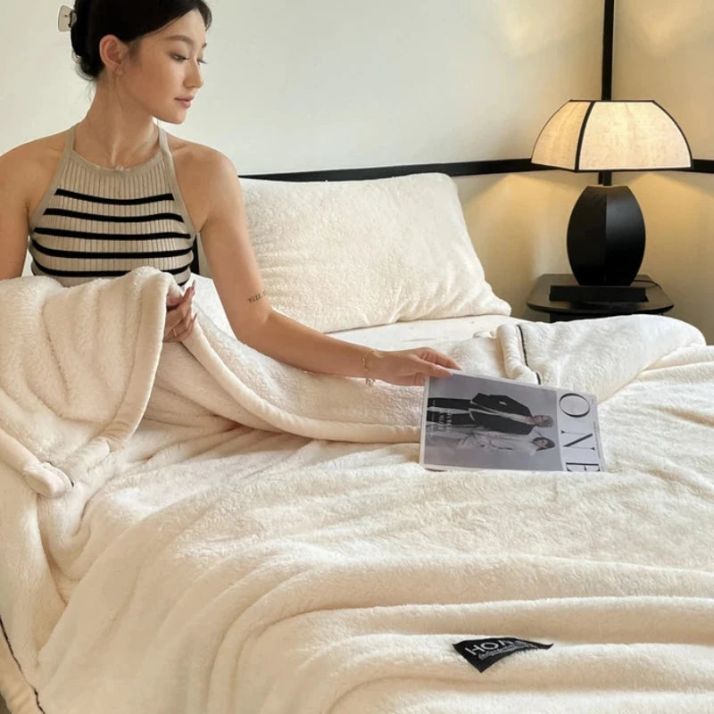 Plush Coral Fleece Winter Blanket for Ultimate Comfort Julia M LifeStyles