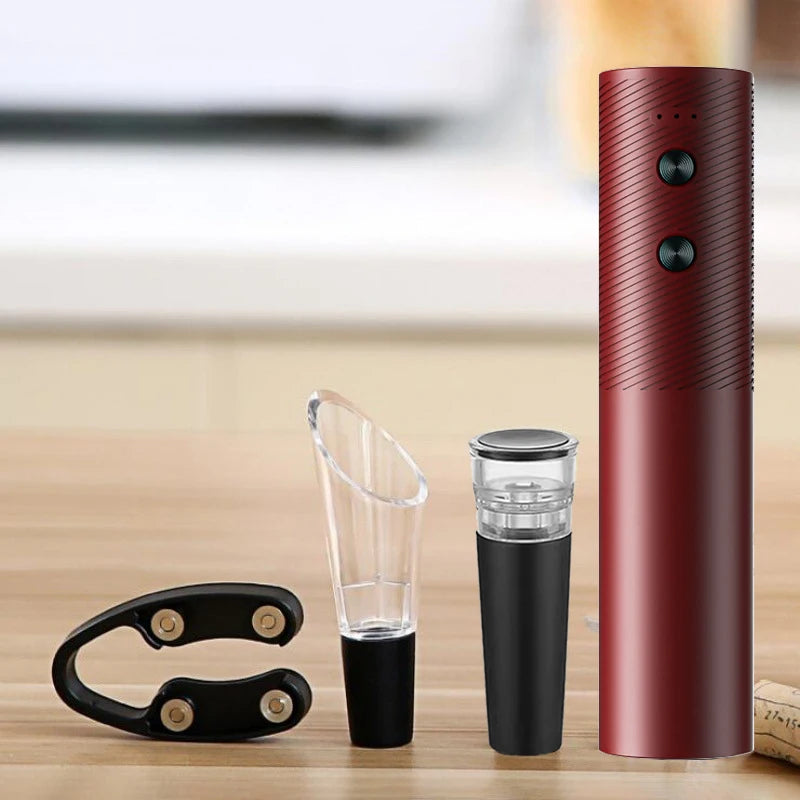 Rechargeable Electric Wine Bottle Opener Set - Julia M LifeStyles
