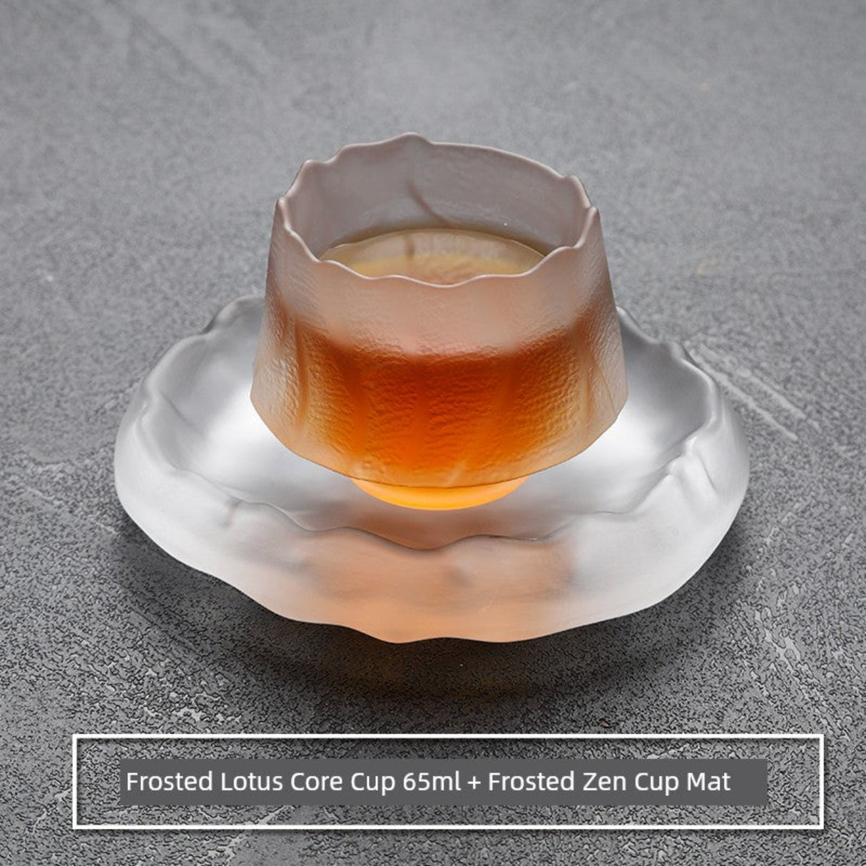Frosted Japanese Glass Tea Cup – Elegant Single Serve Teacup - Julia M LifeStyles
