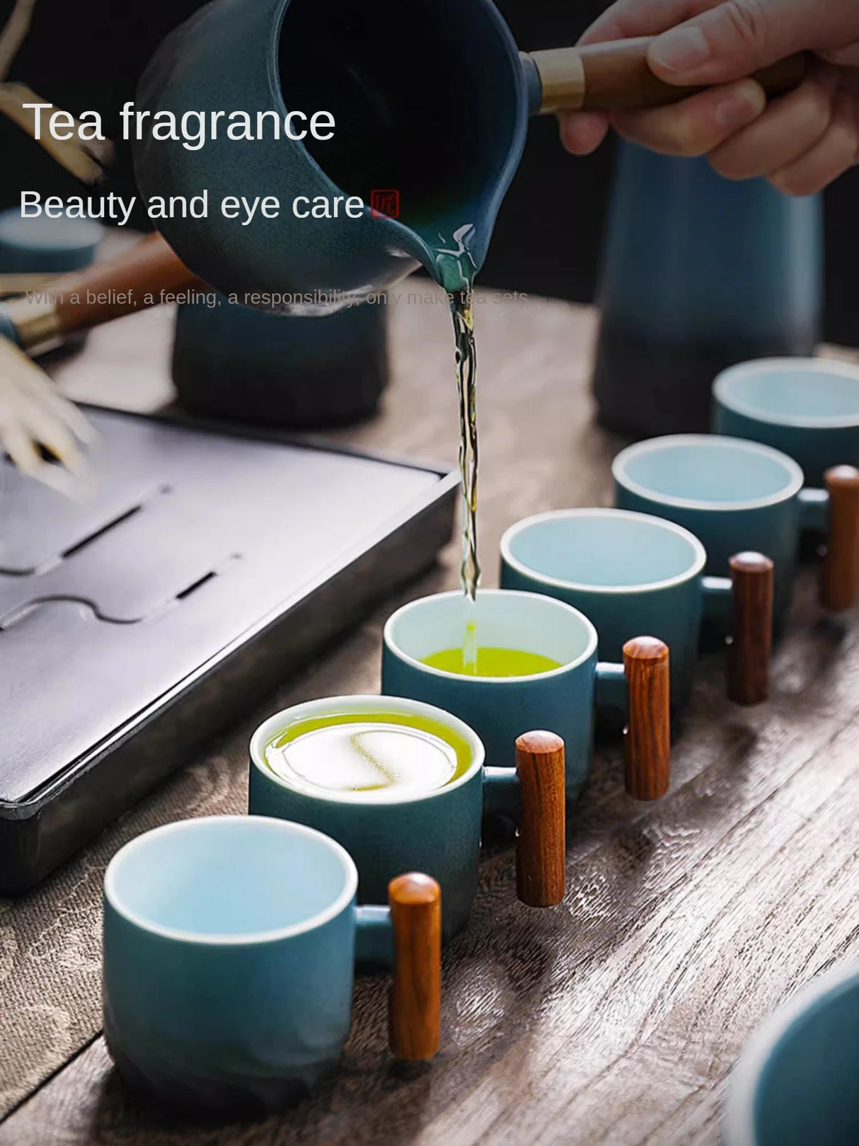 Creative Handmade Exquisite Coffee Cup Vintage Coffee Cup With Wooden Handle Mug Cups Mugs Drinkware Kitchen Dining Bar Home - Julia M LifeStyles