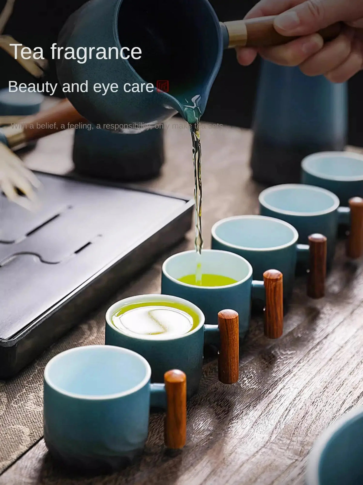 Creative Handmade Exquisite Coffee Cup Vintage Coffee Cup With Wooden Handle Mug Cups Mugs Drinkware Kitchen Dining Bar Home - Julia M LifeStyles