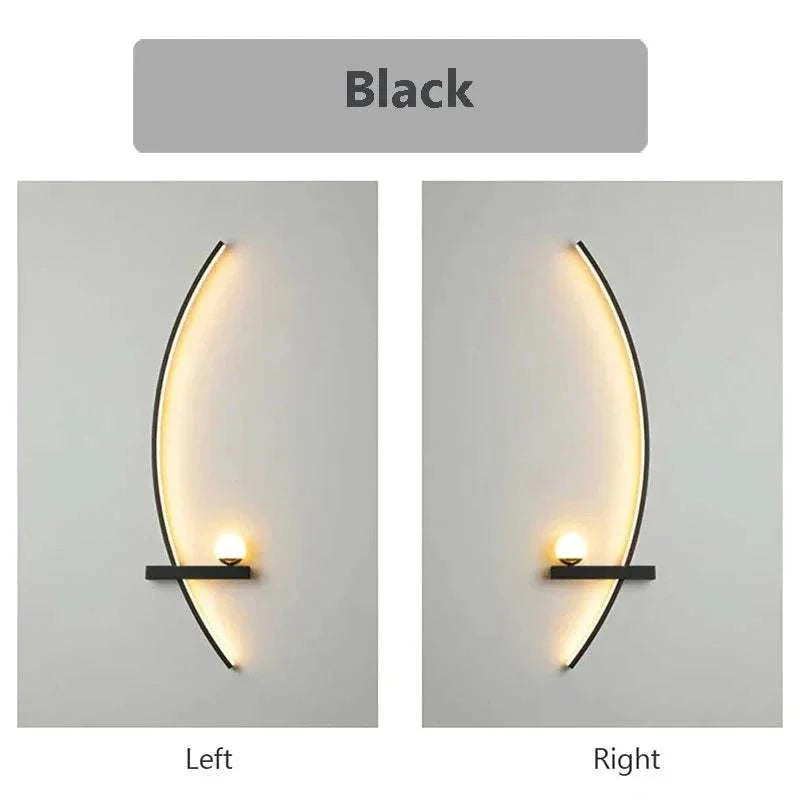Modern LED Wall Lamp with Smart Remote Control for Bedroom and Living Room Julia M LifeStyles
