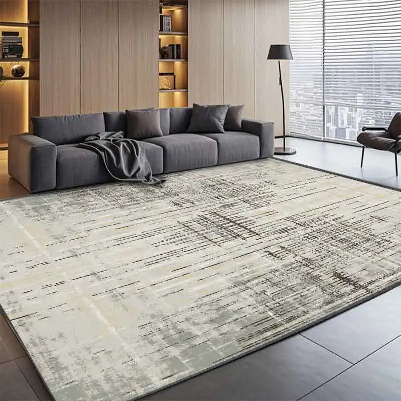 Modern Light Luxury Abstract Rug for Living Room