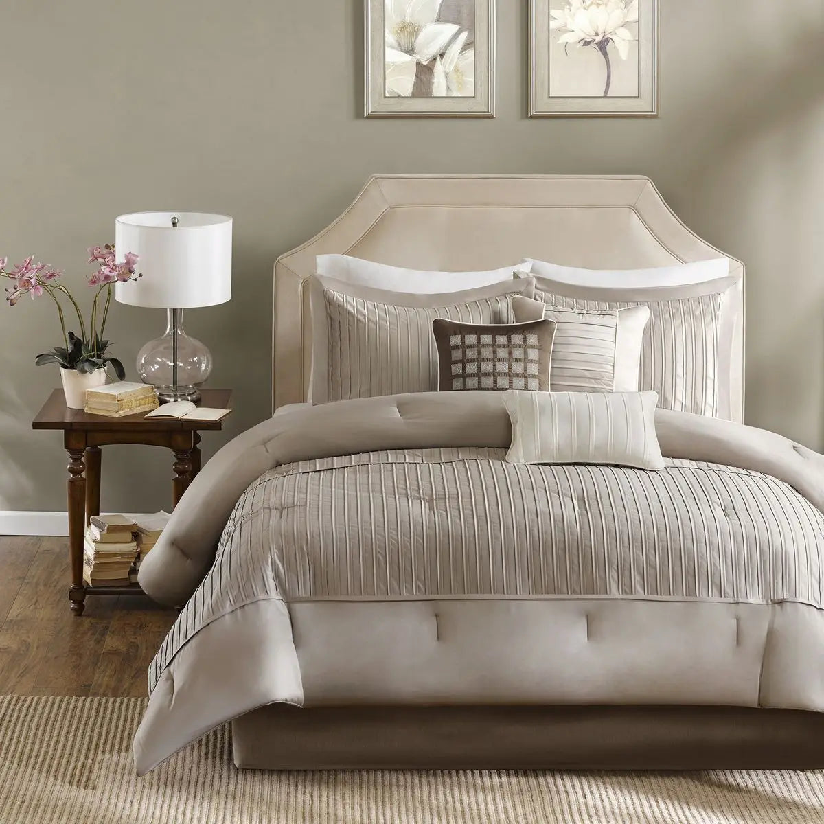 The Ashbourne Tailored Comforter Set