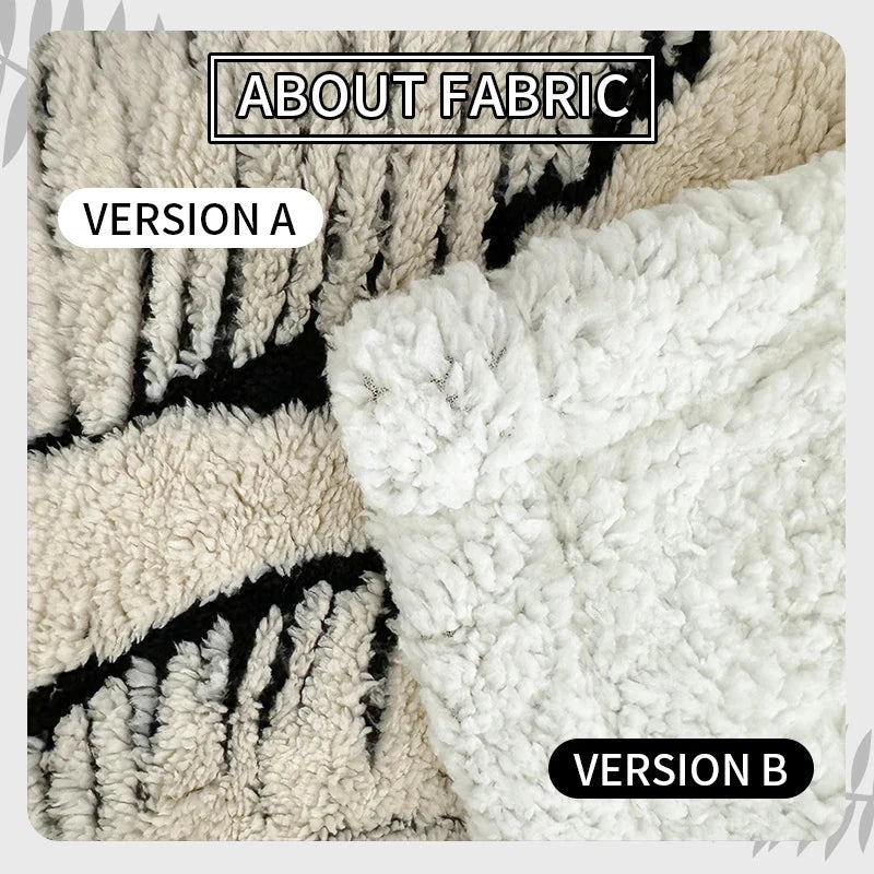 Cozy Leaves Printed Super Thick Lamb Fleece Blanket Julia M LifeStyles