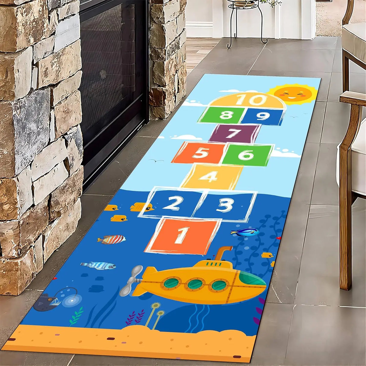 Cartoon Runner Rug for Kids - VIKAMAC