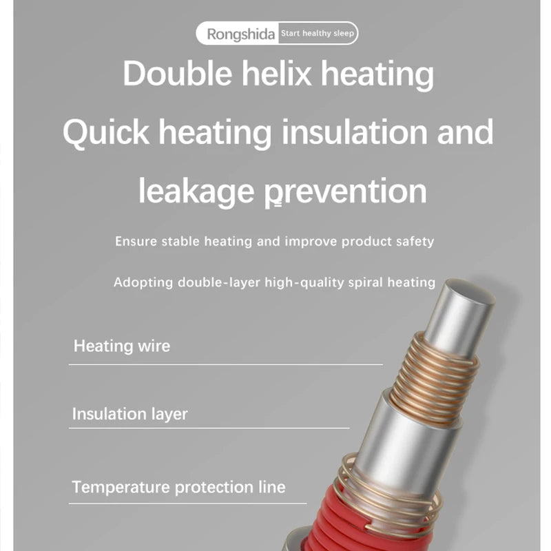 Smart Electric Heating Blanket with Automatic Thermostat