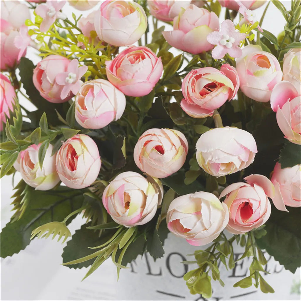 High Quality Silk Rose Bouquet for Home and Wedding Decor - Julia M LifeStyles