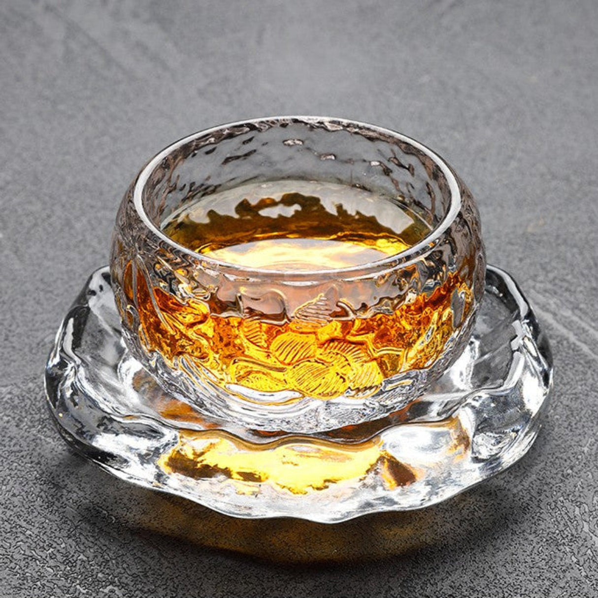 Elegant Frosted Japanese Glass Tea Cup – Single Serve Delight Julia M Home & Kitchen