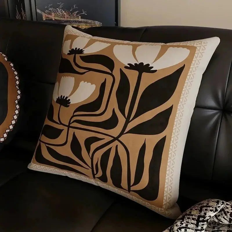 Nordic Vintage Series 45x45cm Pillows Case Living Room Sofa High-end Decoration Balcony Bay Window Office Seat Back Cushion - Julia M LifeStyles